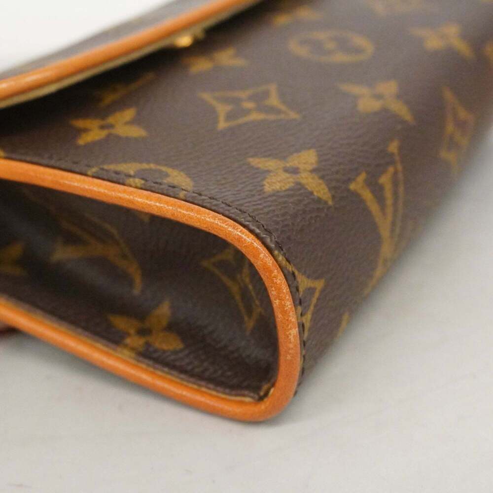 Louis Vuitton Bag/Waist Bag Monogram Pochette Florentine M51855 Brown Women's - Picture 6 of 10
